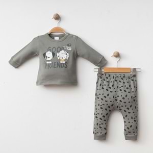 DALMAÇYALI DESENLİ 2 Lİ TAKIM % 100 PAMUK