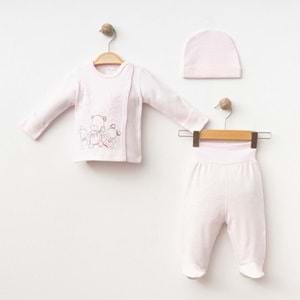 MİNİK PUAN DESENLİ 3 LÜ SET % 100 PAMUK