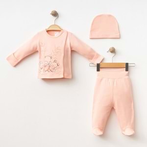 MİNİK PUAN DESENLİ 3 LÜ SET % 100 PAMUK