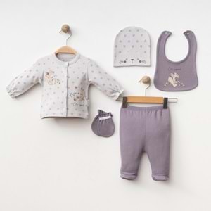 BÜZGÜLÜ KOL KALPLİ SİNCAP 5 Lİ SET % 100 PAMUK