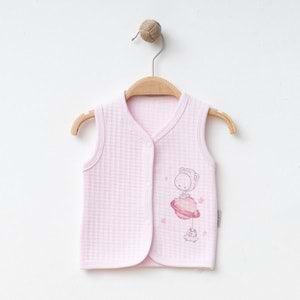 UZAY BASKILI KAPİTONE YELEK % 100 PAMUK