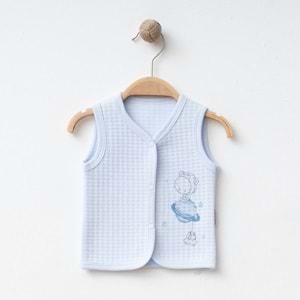 UZAY BASKILI KAPİTONE YELEK % 100 PAMUK