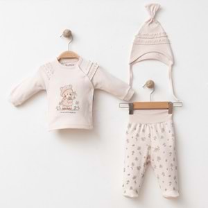 PAPATYALI FIRFIRLI 3 LÜ SET % 100 PAMUK