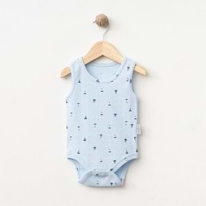 YELKEN DESENLİ JAKARLI ATLET BADİ % 100 PAMUK