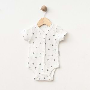 YELKEN DESENLİ KRUVAZE BADİ % 100 PAMUK